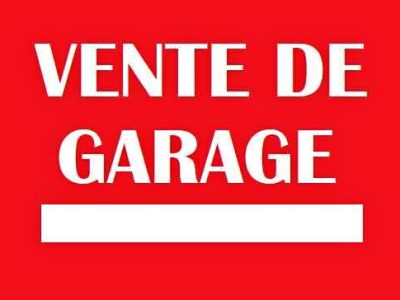 Vente de garage