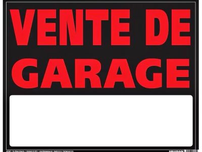 Vente de garage: