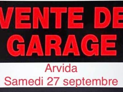 Vente de garage Arvida