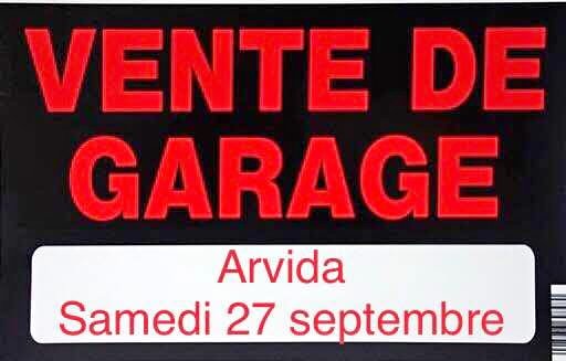 Vente de garage Arvida
