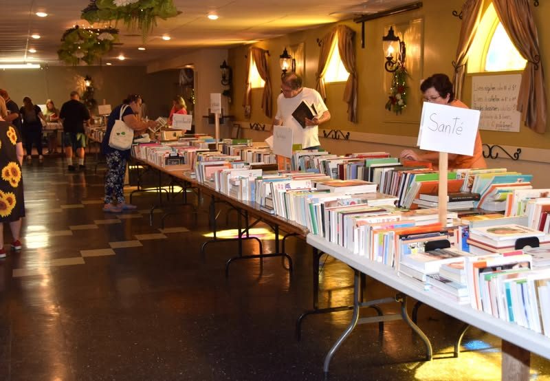 Grande vente de livres, casse-têtes, CD, DVD