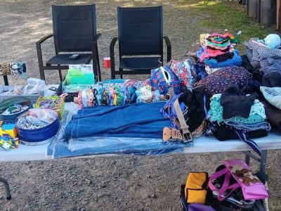 Vente de garage au marché aux puces