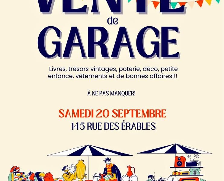 Vente de garage!