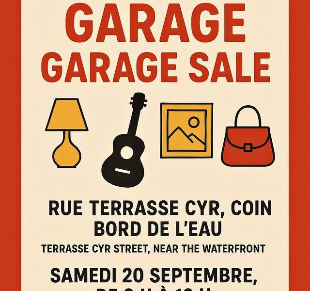 Vente de garage - Garage sale