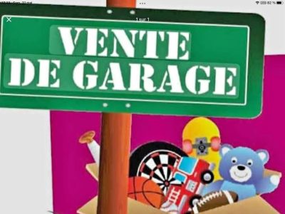 Vente de Garage , 19 -20 -21 sept ven Sam dim , 156 11# avenue du lac à la truite Daveluyville