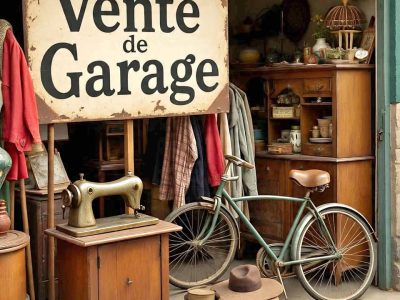 Vente de garage, 20 et 21 septembre