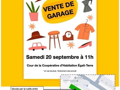 Vente de garage