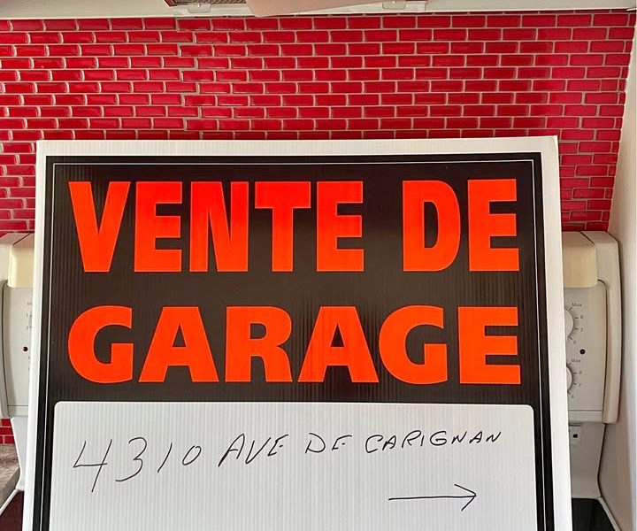 Vente de garage