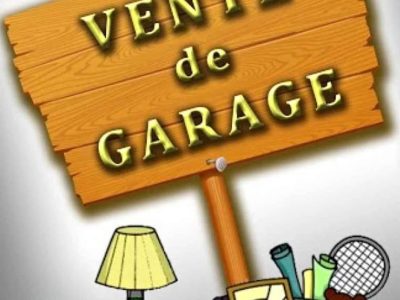 🎉 VENTE DE GARAGE – Samedi ! 🎉 20 sept.
