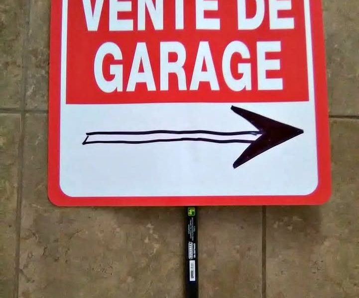 Vente de garage