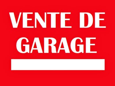 Vente de garage à Mont-Saint-Hilaire!