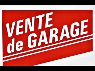 Vente de garage