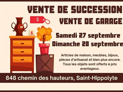 Vente de succession