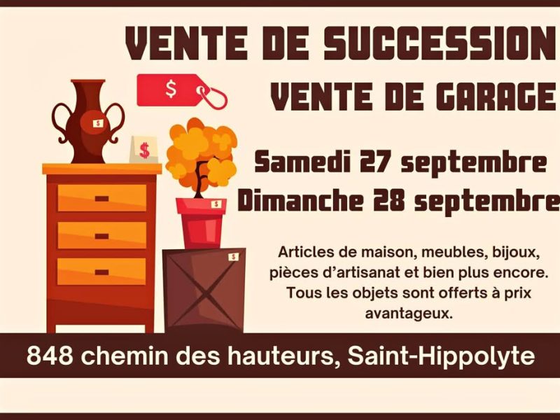 Vente de succession