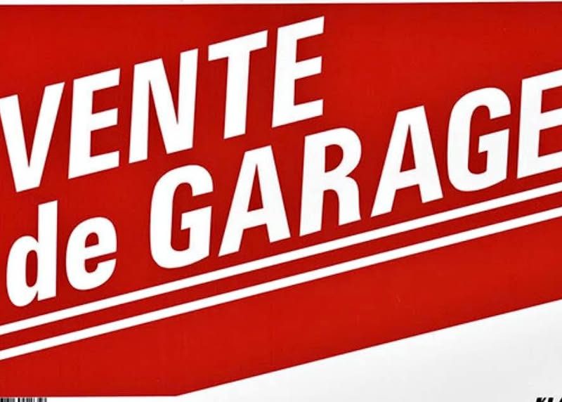 Vente de garage samedi 20 septembre