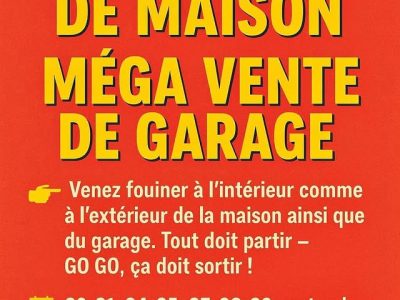 MEGA VENTE DE GARAGE