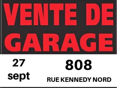 Vente de Garage