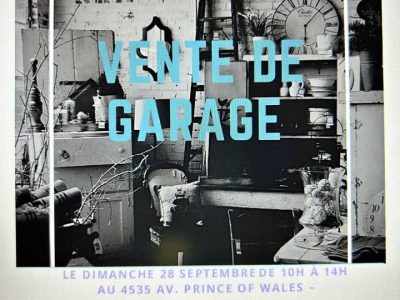 Vente de garage