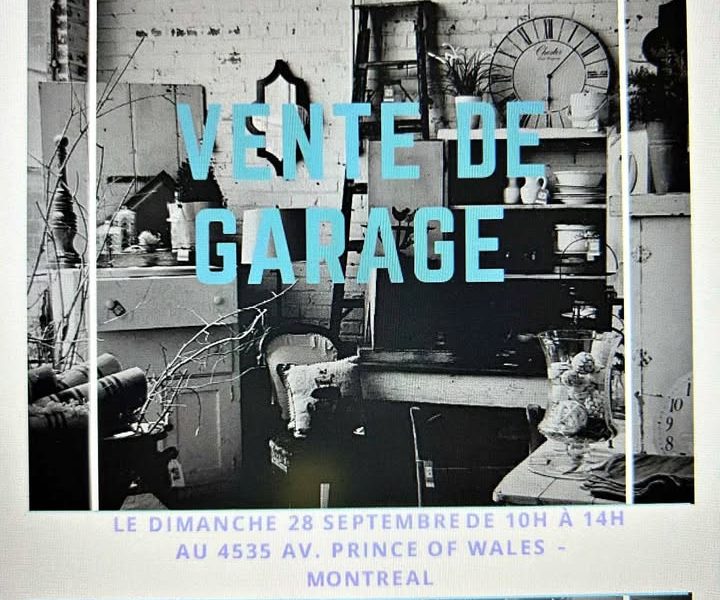Vente de garage