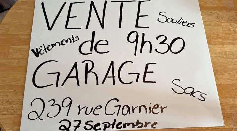 Vente de garage