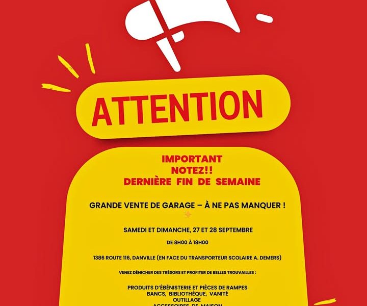 Vente de garage