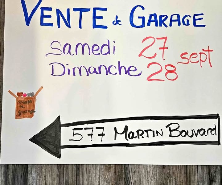 Vente de Garage