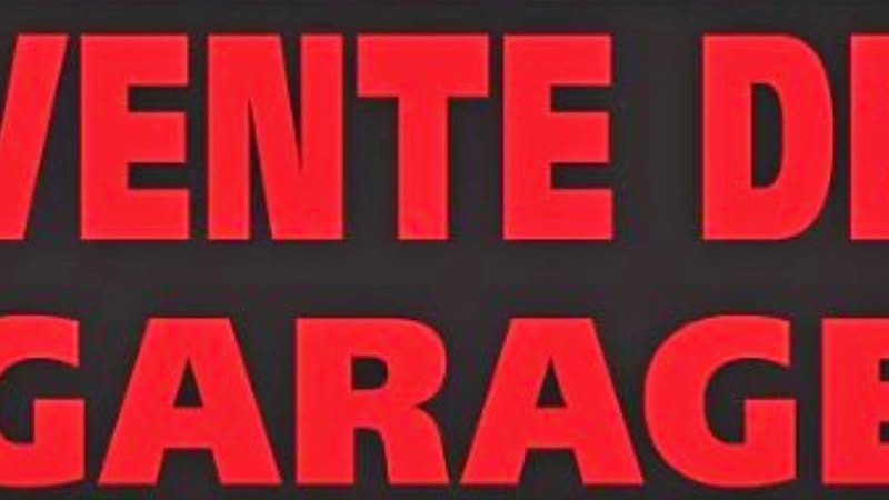 Vente de garage sous la tente - TOUT DOIT PARTIR!