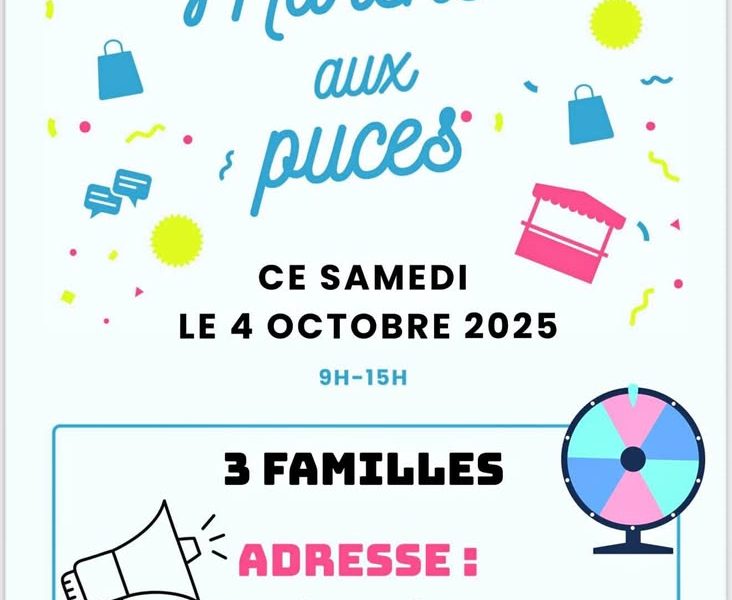 MARCHÉ AU PUCES 3 FAMILLES