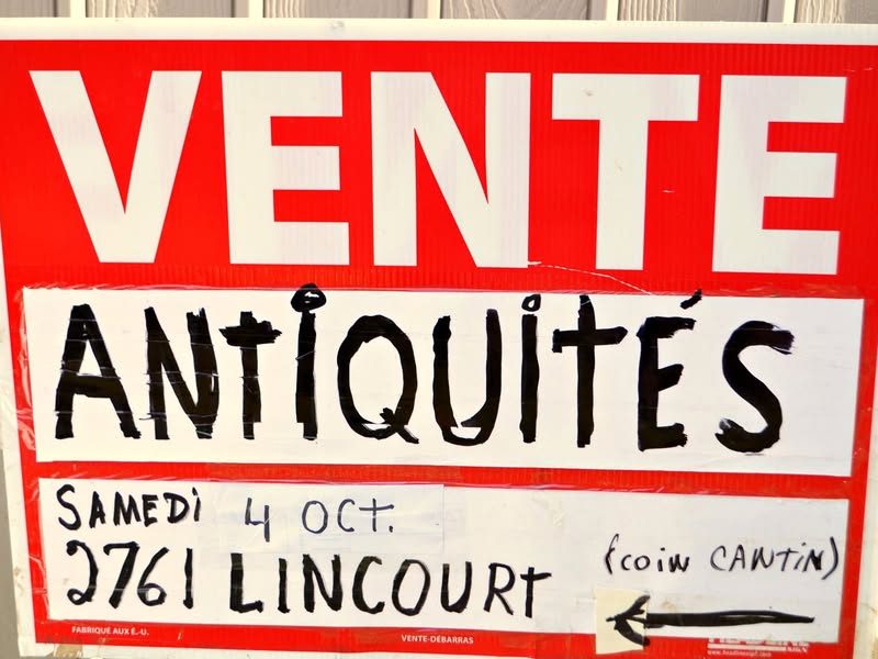 Vente d'antiquités