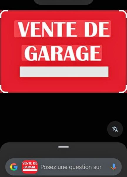 Très grosse Vente garage