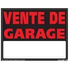 vente de garage