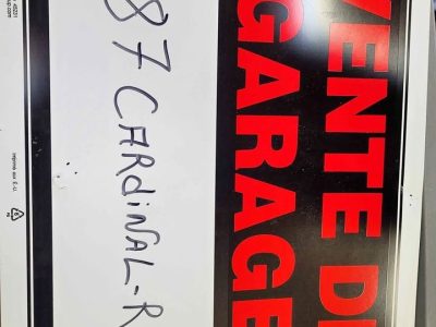 Vente de Garage