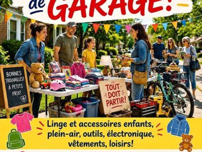 Vente de garage - 13 juin