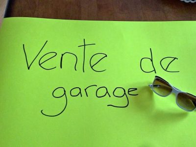 Vente de garage -3 vendeurs / bons deals