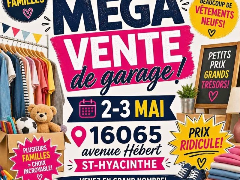 🥳🥳Vente de garage🥳🥳