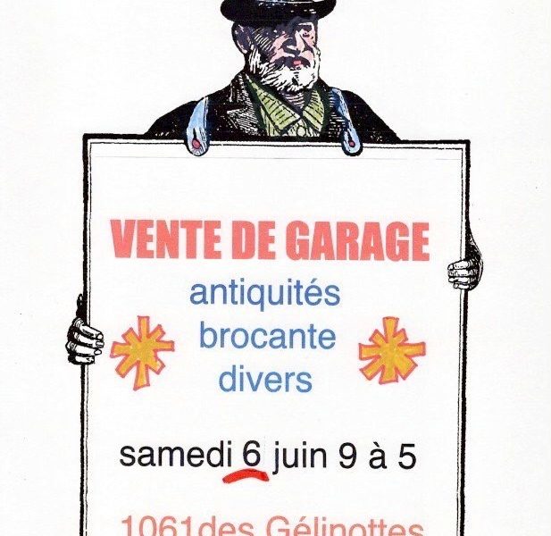 VENTE DE GARAGE