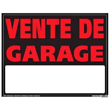 Vente de garage