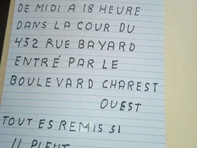 Vente de garage