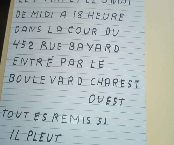 Vente de garage