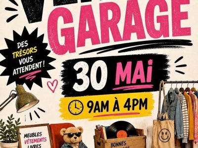 Vente de garage - 30 mai