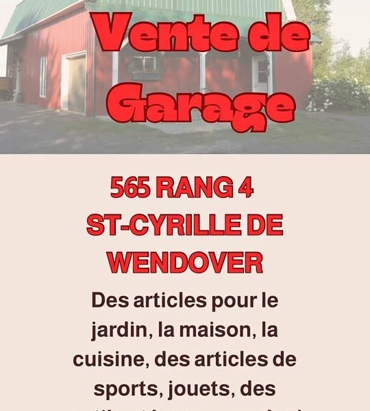 Mega Vente de Garage
