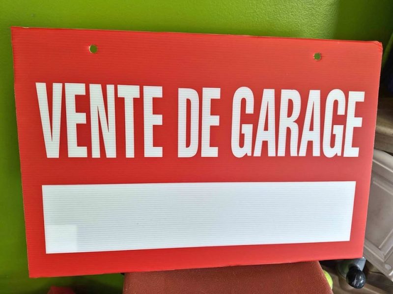 Vente de garage