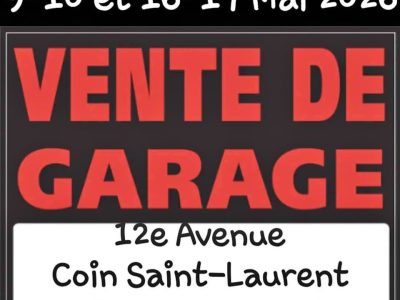 Vente de Garage