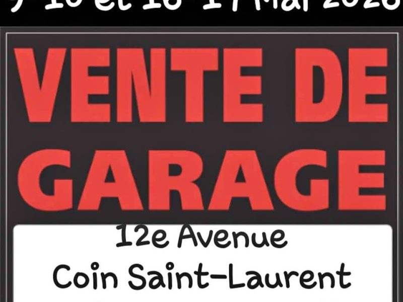 Vente de Garage