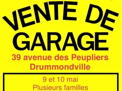 Vente de garage