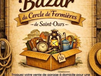 Bazar-vente de garage St-Ours