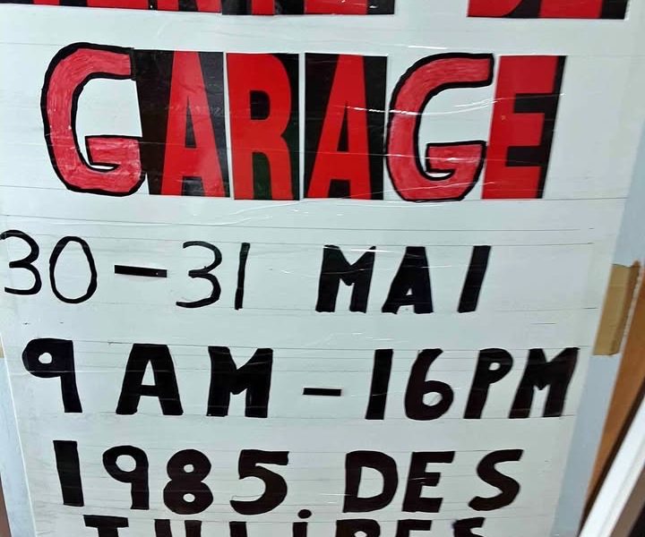 Vente de garage