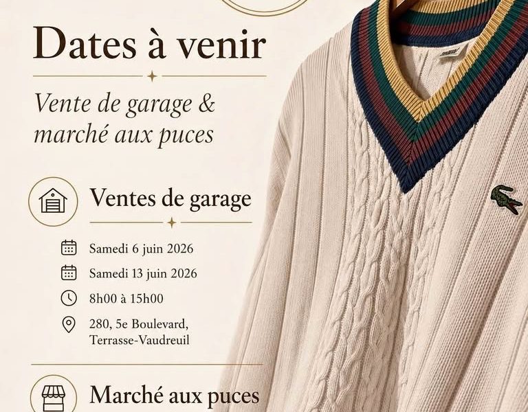 Vente de garage ~ Friperie venez nous voir !