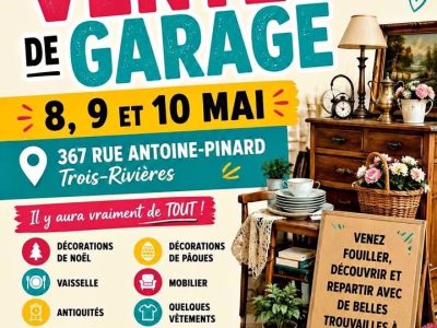 VENTE DE GARAGE INTÉRIEURE