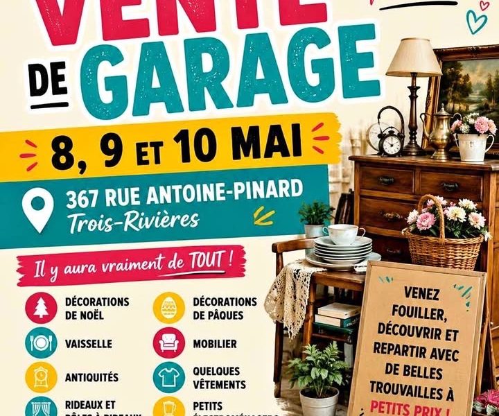 VENTE DE GARAGE INTÉRIEURE